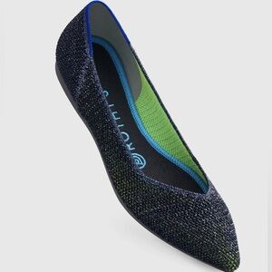 Rothy’s The Point in Metallic Lattice size 9.5